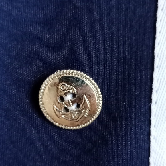 Glam Couture Joan Mad Men Navy Pencil Dress - Picture 6 of 6